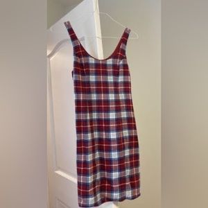 Abercrombie plaid mini dress